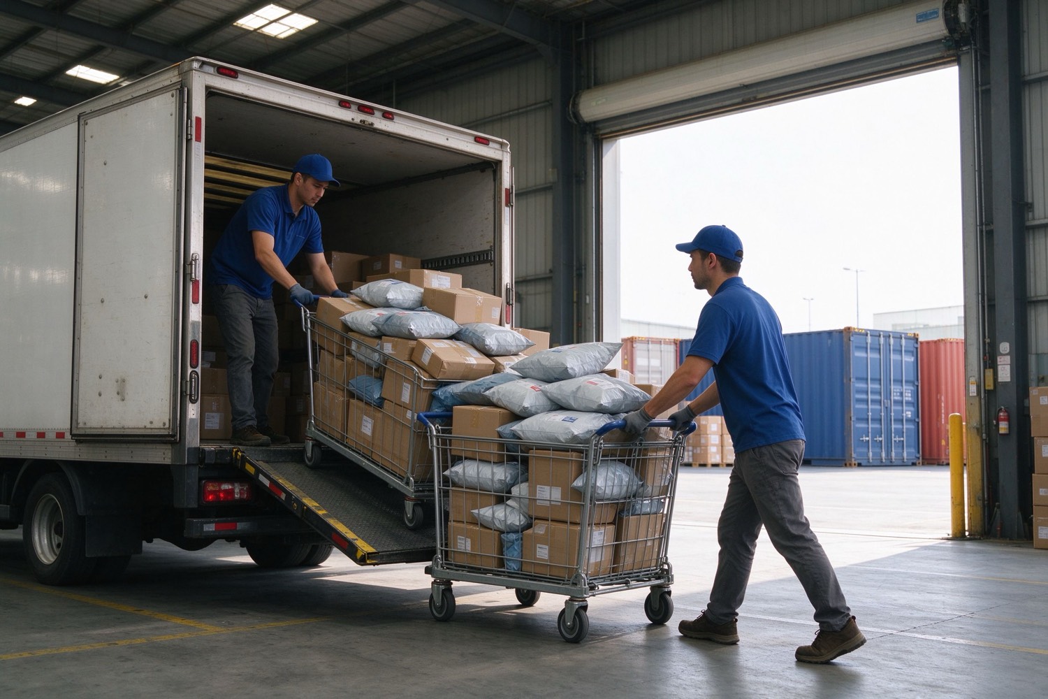 Quality inspector checking a product at our warehouse